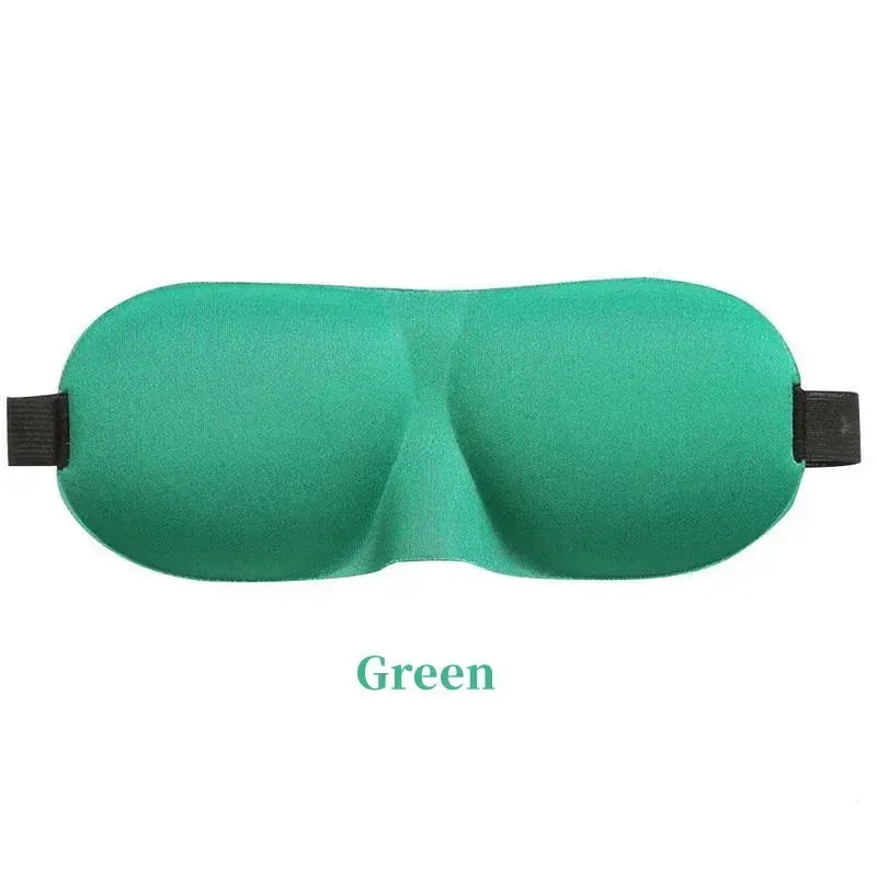 Essentials House Green Comfortable Lightweight Eye Cover Soft 3D Contoured Sleeping Mask Breathable Eye Shade for Men