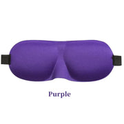 Essentials House Purple Comfortable Lightweight Eye Cover Soft 3D Contoured Sleeping Mask Breathable Eye Shade for Men