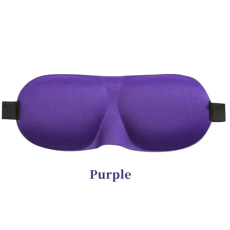 Essentials House Purple Comfortable Lightweight Eye Cover Soft 3D Contoured Sleeping Mask Breathable Eye Shade for Men