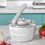 Essentials House 3 L Capacity Vegetable Salad Spinner Press-type Quick Spin Lettuce Leaf Dehydrator Household Salad Dryer