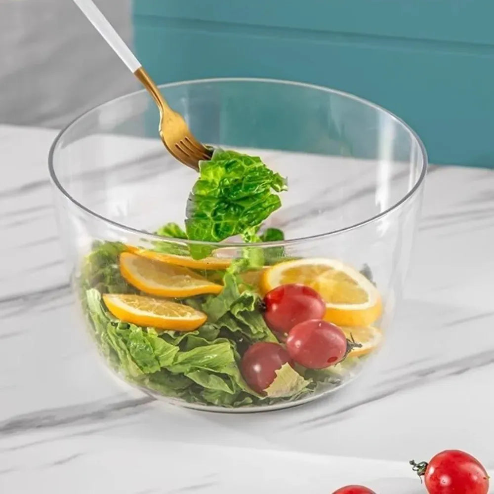 Essentials House 3 L Capacity Vegetable Salad Spinner Press-type Quick Spin Lettuce Leaf Dehydrator Household Salad Dryer