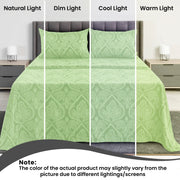 Essentials House Lux Decor 4-Piece Paisley Bed Sheet Set – Soft Brushed Microfiber Sheets with 16" Deep Pockets –