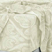 Essentials House Lux Decor 4-Piece Paisley Bed Sheet Set – Soft Brushed Microfiber Sheets with 16" Deep Pockets –