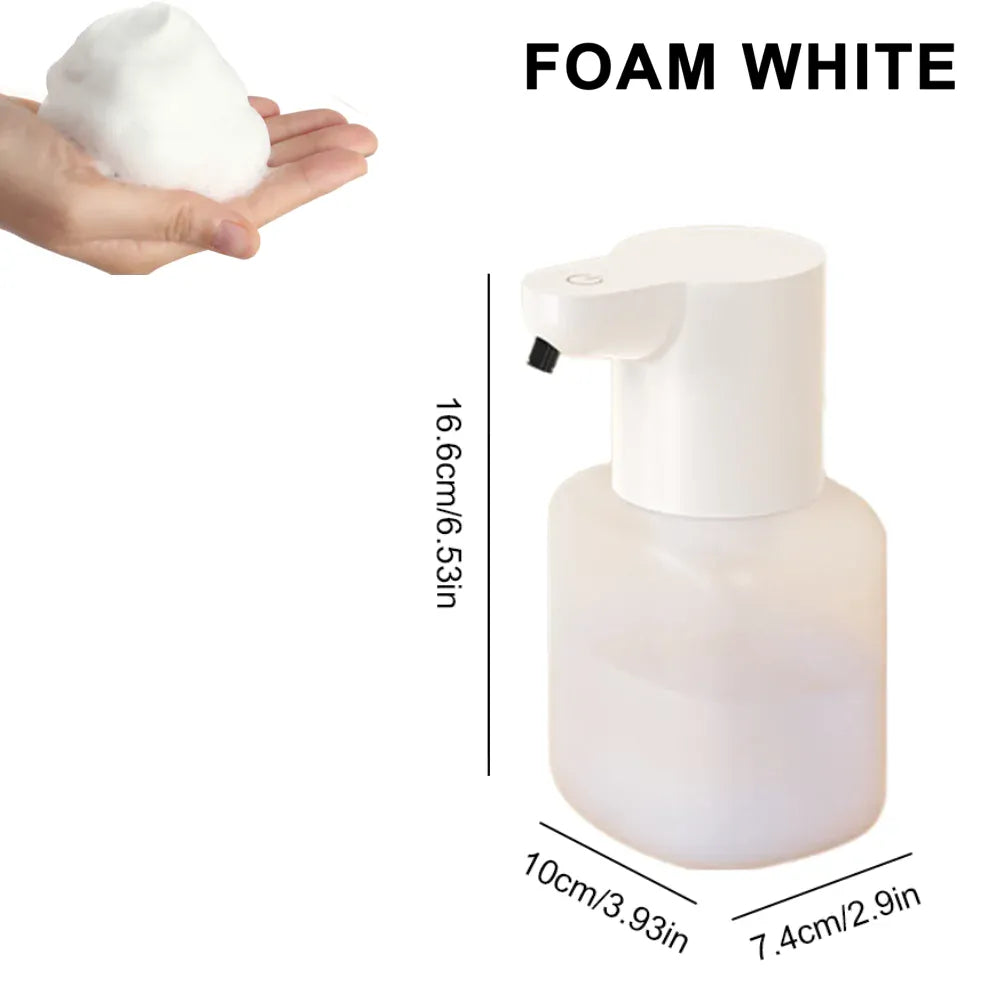 White foam 550 ml touchless soap dispenser