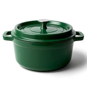 Essentials House / Green 6 Quart Dutch Oven Pot with Lid Non Stick Enameled Cast Iron Dutch Oven for Bread Baking Heavy-Duty