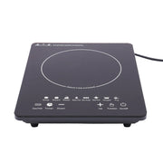 Essentials House / black / US 110V 750W Electric Induction Cooktop 8 Power Levels Touch Control Burner 180min Timer Portable