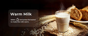 Essentials House Milk Frother and Steamer, 8-in-1 Electric Frother for Coffee, 400ml Large Capacity Detachable Milk Steamer