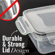 Essentials House 8PCS 8-PC BPA-Free Airtight Food Containers with Locking Lids - Microwave/Freezer Safe PP Plastic Storage