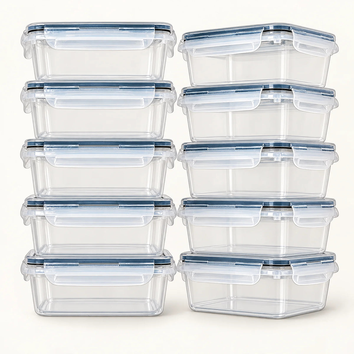 840ml Food Container Set on a warm off-white background with a soft natural shadow.