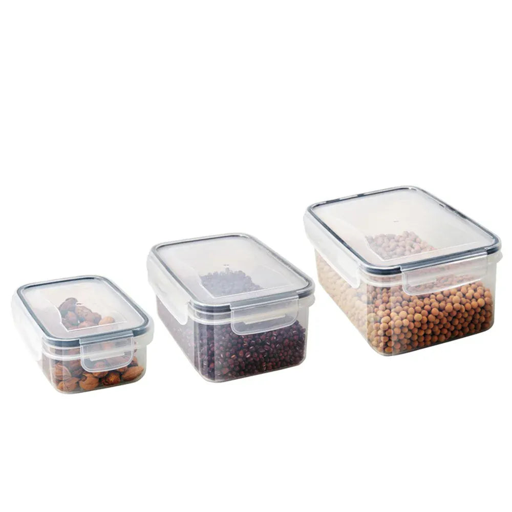 Essentials House Kitchen Food Contianers Set, Microwave Dishwasher Safe BPA FREE 10pcs 840ML Containers Set With 10stickers