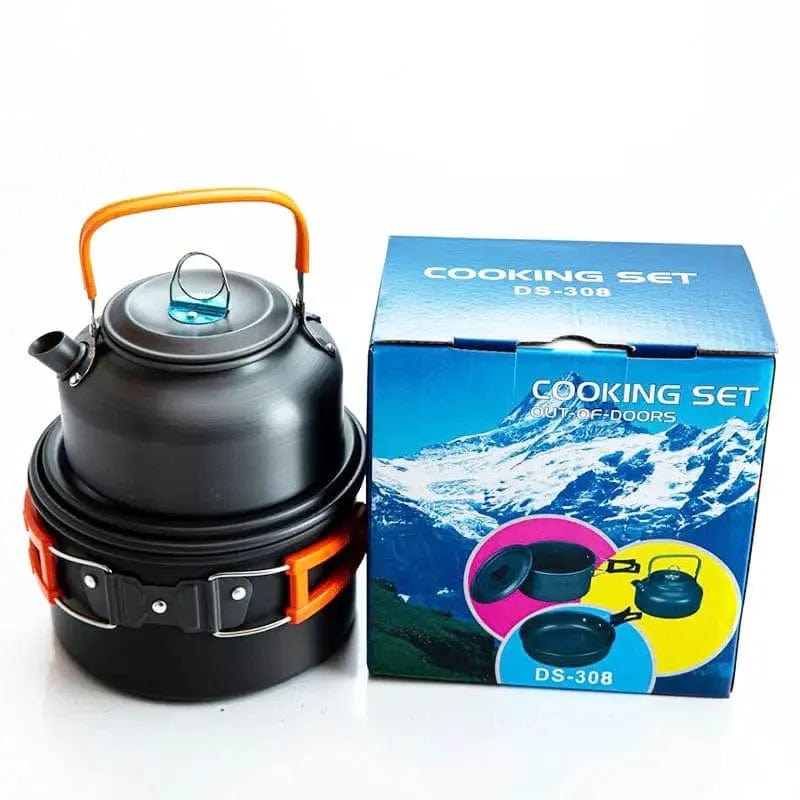 Aluminum Camping Cookware Set - Essentialshouses