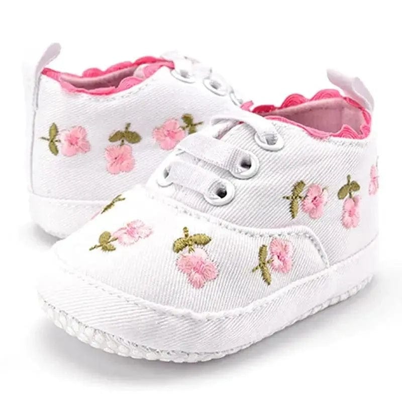 Baby Embroidered Soft Walker Shoes - Essentialshouses