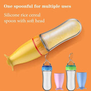 Baby Silicone Feeding Spoon Bottle - Essentialshouses
