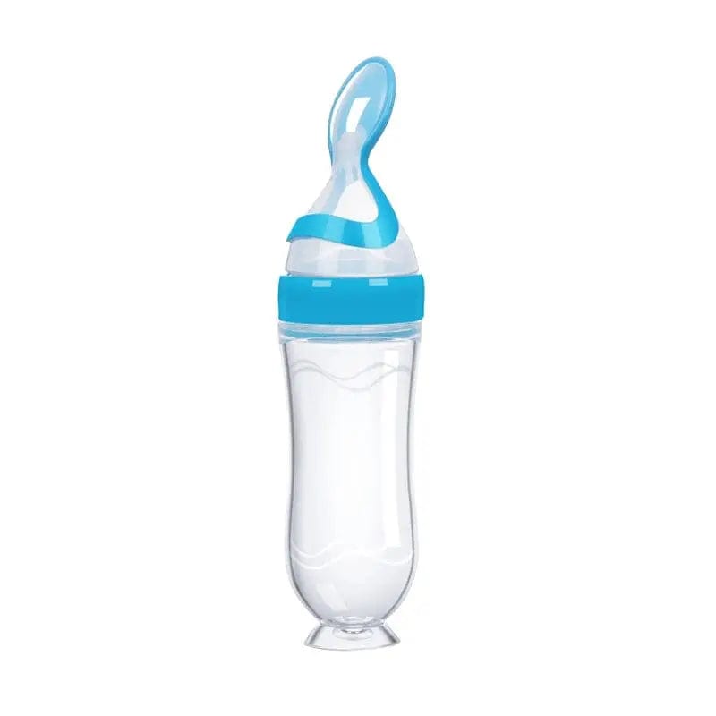 Baby Silicone Feeding Spoon Bottle - Essentialshouses