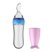 Baby Silicone Feeding Spoon Bottle - Essentialshouses