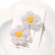 Baby Small Puff Flower Hairs Clip - Essentialshouses