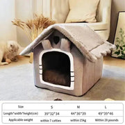 Cat Washable Sleepping Bed House - Essentialshouses