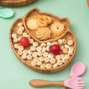 Children's Bamboo Dishes Plate - Essentialshouses