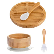 Children's Bamboo Dishes Plate - Essentialshouses