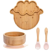 Children's Bamboo Dishes Plate - Essentialshouses