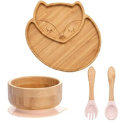 Children's Bamboo Dishes Plate - Essentialshouses