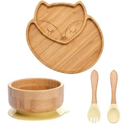 Children's Bamboo Dishes Plate - Essentialshouses