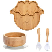 Children's Bamboo Dishes Plate - Essentialshouses