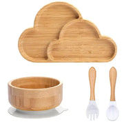 Children's Bamboo Dishes Plate - Essentialshouses