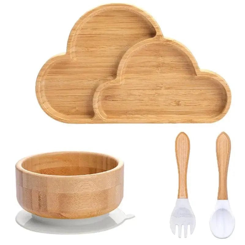 Children's Bamboo Dishes Plate - Essentialshouses