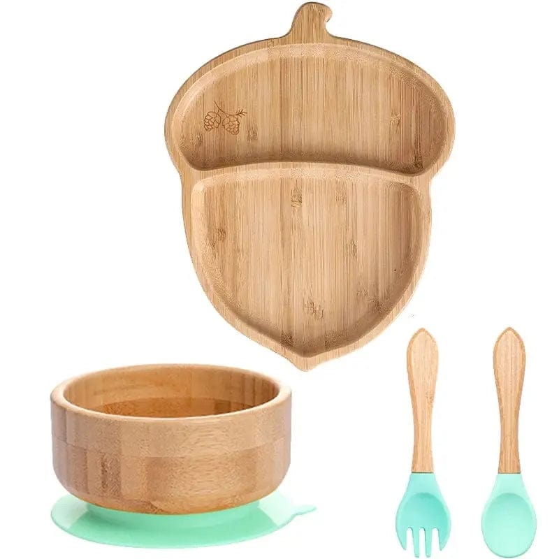 Children's Bamboo Dishes Plate - Essentialshouses