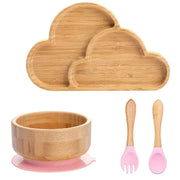 Children's Bamboo Dishes Plate - Essentialshouses