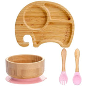 Children's Bamboo Dishes Plate - Essentialshouses