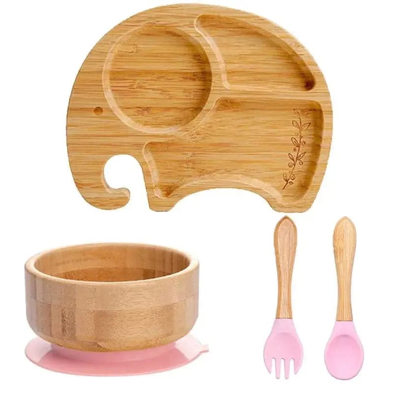 Children's Bamboo Dishes Plate - Essentialshouses