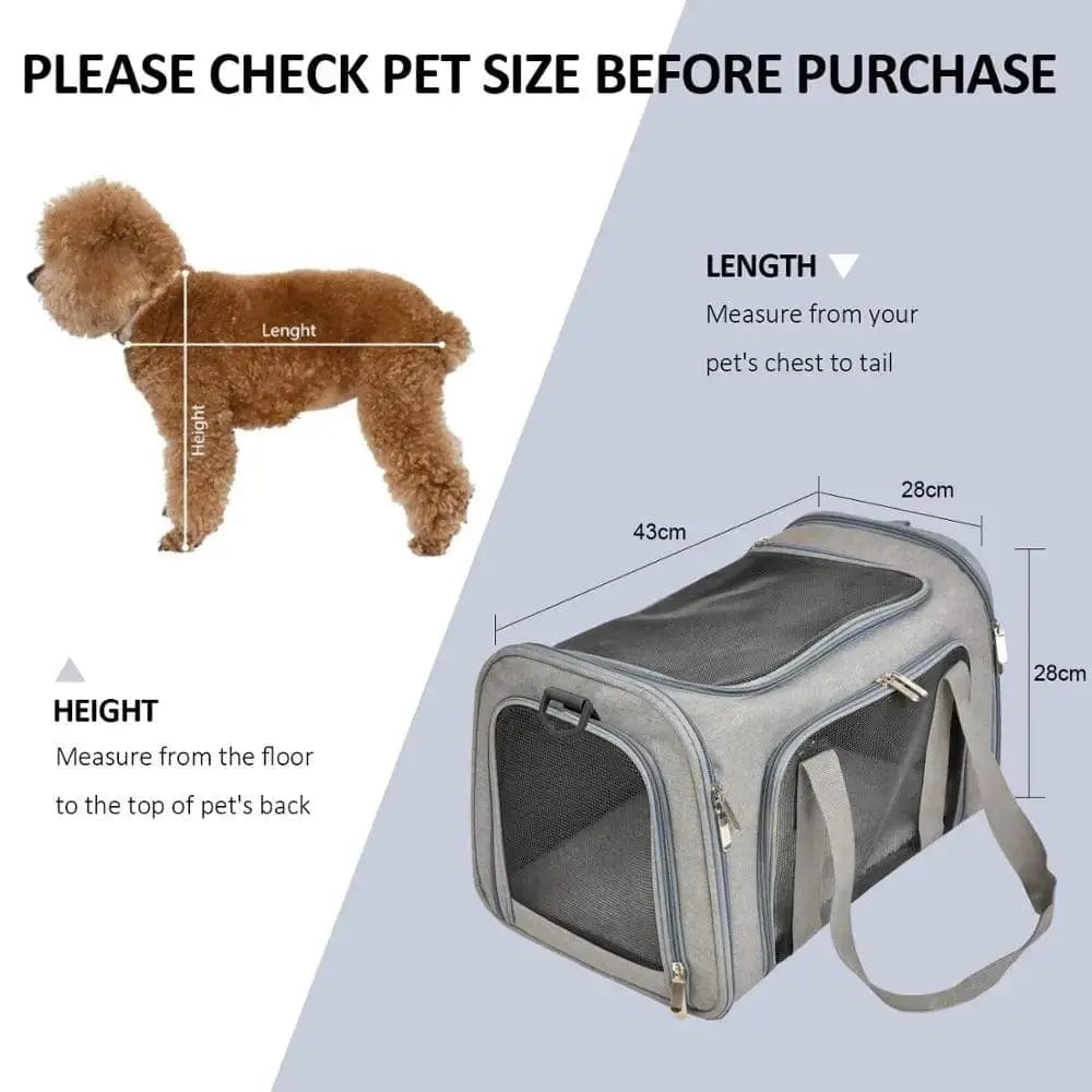 Dog Outgoing Soft Travel Bag - Essentialshouses