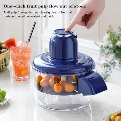 Essentialshouses Kitchen Tools & Gadgets YMD2 Ormos Electric Grape Peeling Machine - Automatic Garlic & Tomato Peeler, Rechargeable Fruit Skin Remover Tool For Small Fruits, Home Kitchen Gadget-Blue