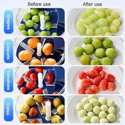 Essentialshouses Kitchen Tools & Gadgets YMD2 Ormos Electric Grape Peeling Machine - Automatic Garlic & Tomato Peeler, Rechargeable Fruit Skin Remover Tool For Small Fruits, Home Kitchen Gadget-Blue