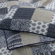 Plaid Cotton Quilt Set - Essentialshouses