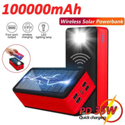 Mobile Phone100000mAh Solar Power Bank - Essentialshouses