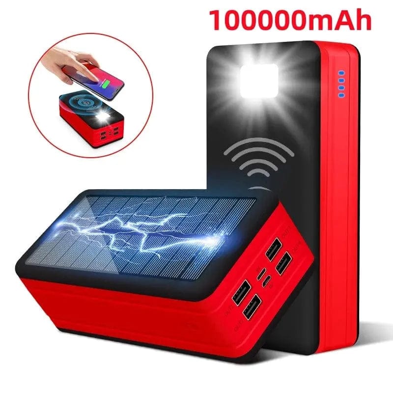 Mobile Phone100000mAh Solar Power Bank - Essentialshouses