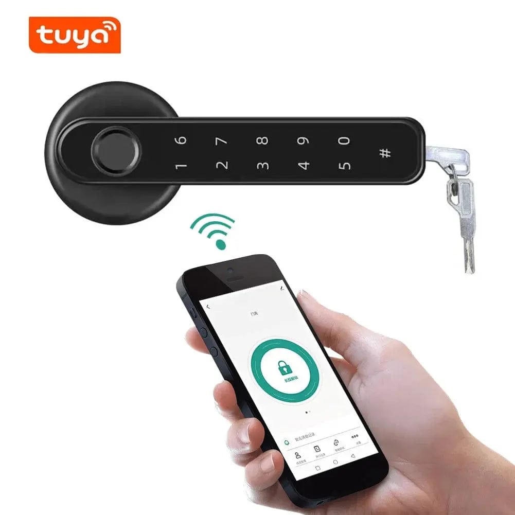 Password Unlock Smart Door Handle - Essentialshouses