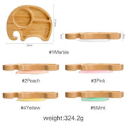 Children's Bamboo Dishes Plate - Essentialshouses
