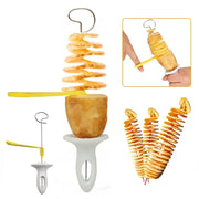 Essentialshouses Whirlwind Potato Spiral Cutter Potato Tower Making Machine Vegetable Slicer Creative Vegetable Tools Kitchen Accessories Gadgets