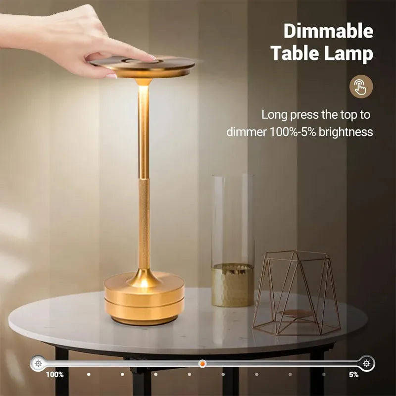 Essentialshouses USB rechargeable touch switch nightlight, several decorative lights beside the living room sofa, modern simple atmosphere lights
