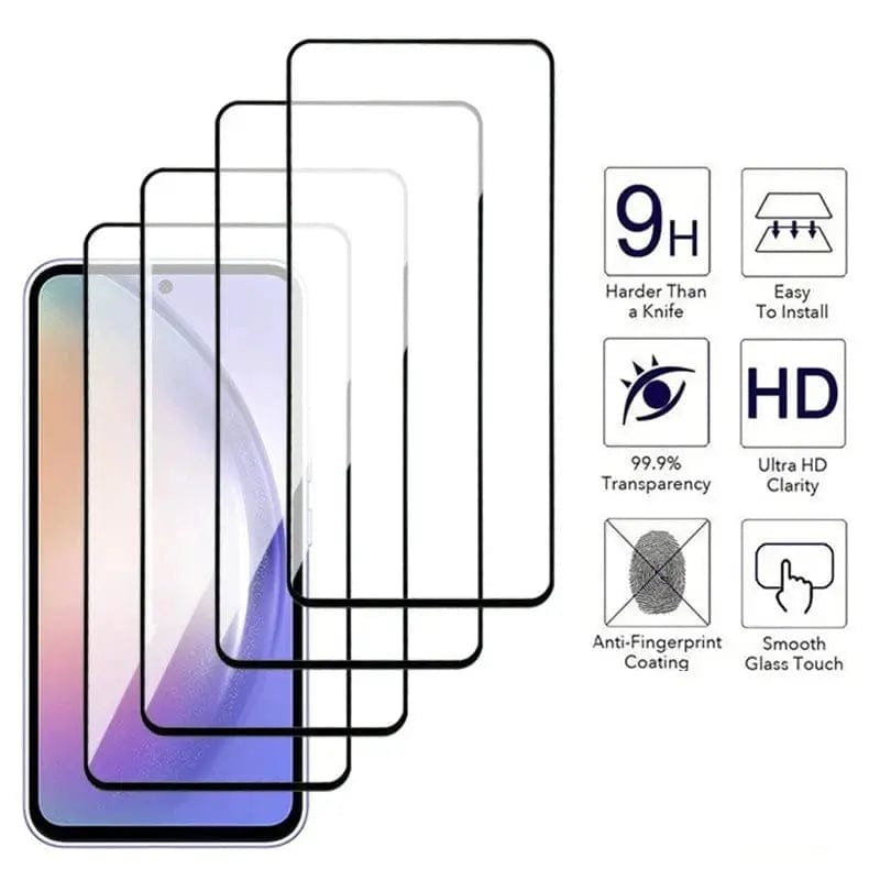 Samsung Phone 4Pcs Tempered Glass - Essentialshouses