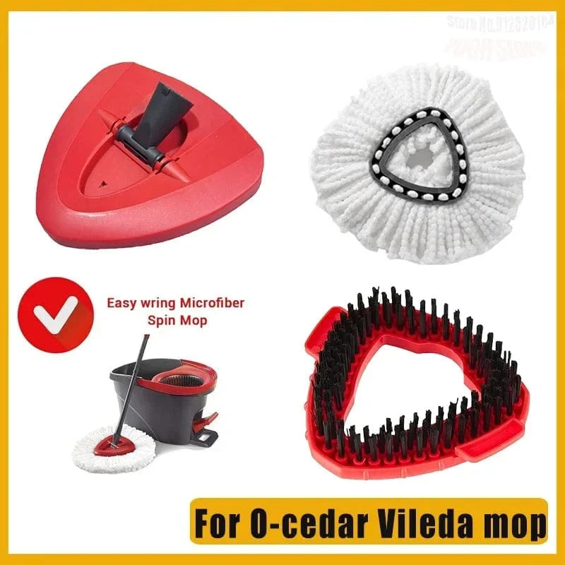 Universal Spin Mop Refill Heads – Compatible with Vileda & More (1/3/5/10 Pack)