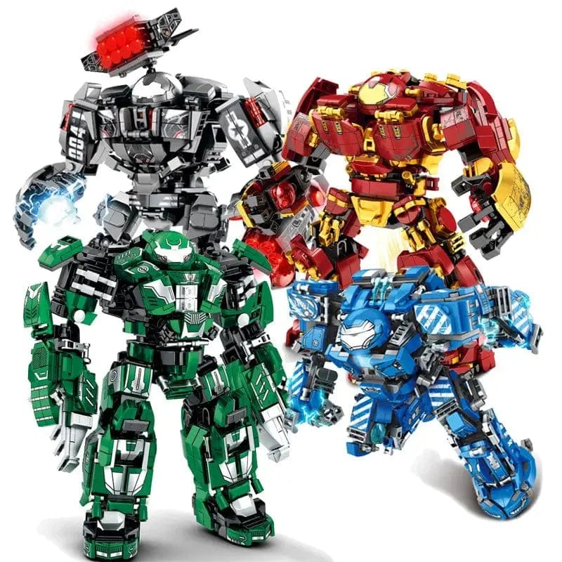 Superheroes Mecha Building Blocks - Essentialshouses