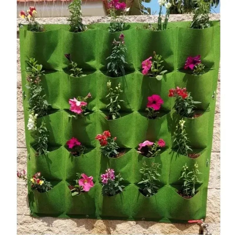 Wall Hanging Pockets Planting Pot - Essentialshouses