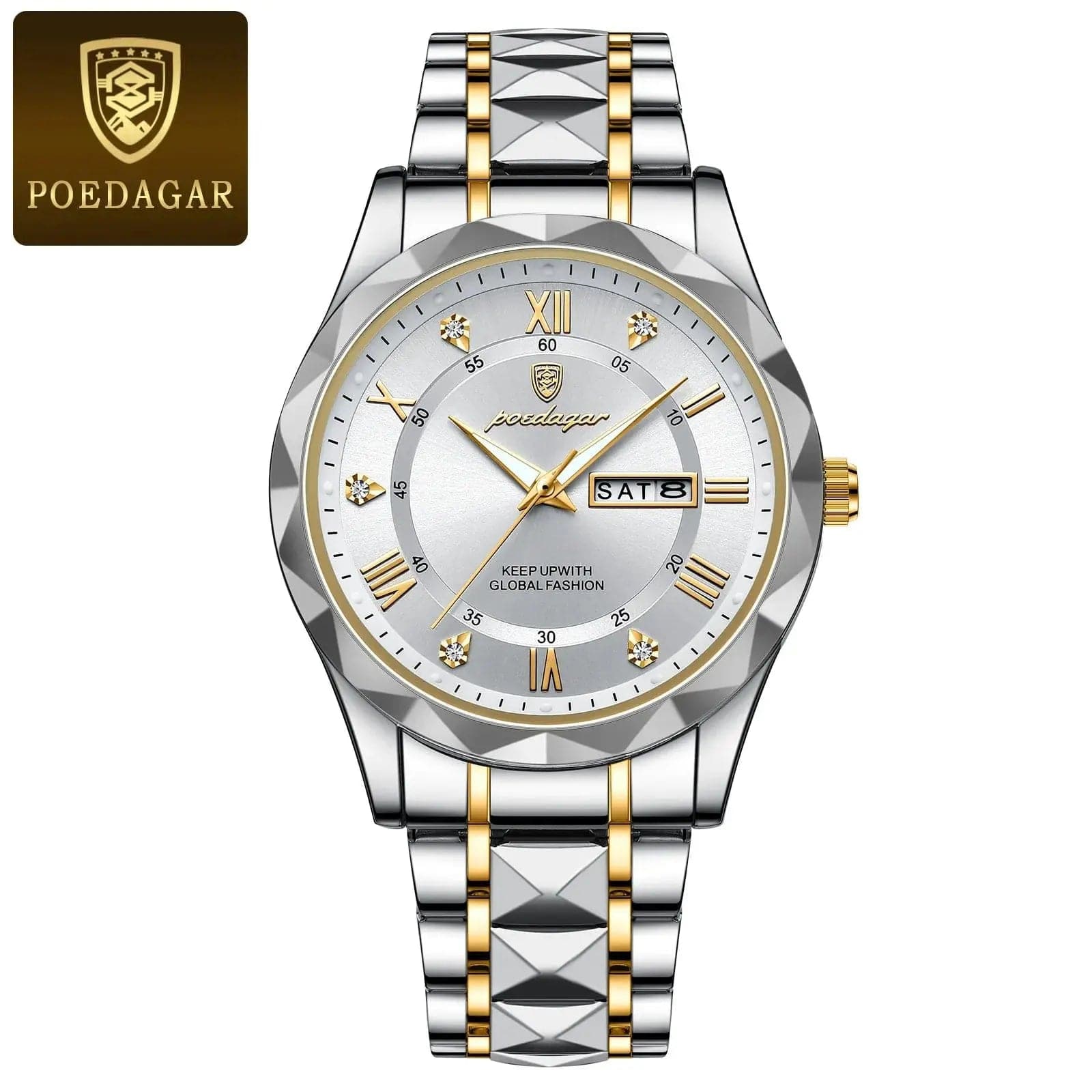 Waterproof Luminous Date Week Watches - Essentialshouses
