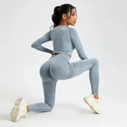 Woman Gym Casual Sport Pants Suit - Essentialshouses