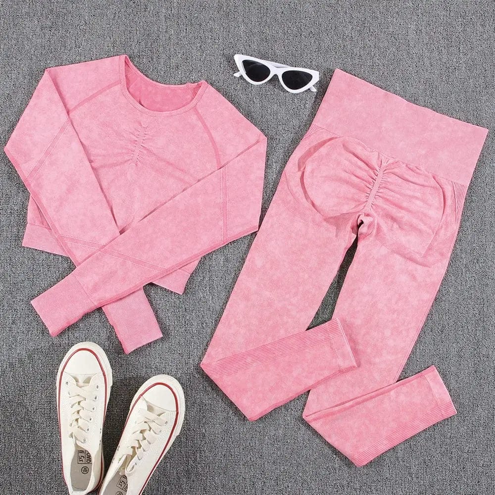 Woman Gym Casual Sport Pants Suit - Essentialshouses